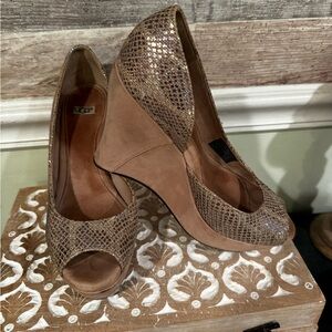 Ugg D’Orsay Peep Toe Wedges
